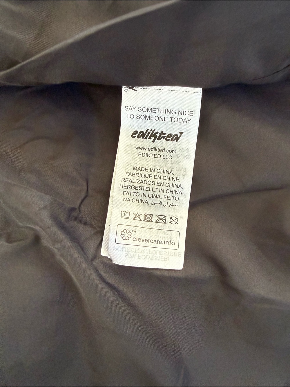 Edikted Memphis Studded Faux Suede Western Cowboy Jacket Brown NWT Size S - Picture 10 of 11